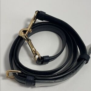 NWOT Coach Leather Adjustable Bag Strap | Navy Blue